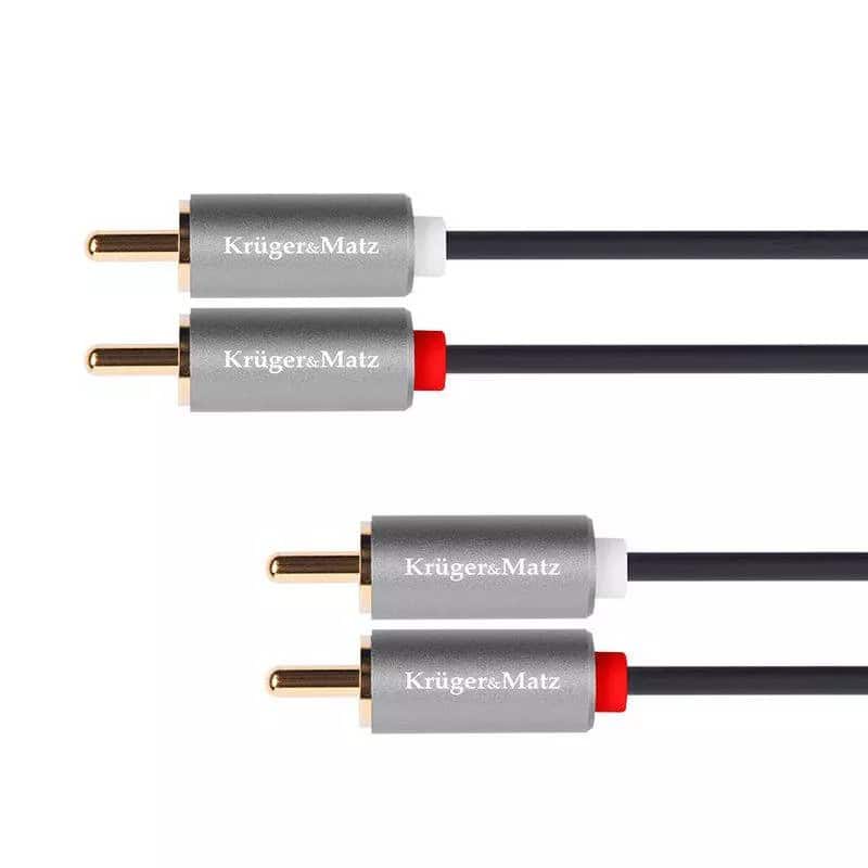 cablu-2x-rca-2x-rca-5m-basic-krugermatz