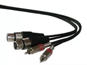 Cablu 2x RCA tata la 2x XLR mama 1.5m ibiza