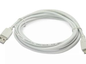 Cablu 3m micro USB 5pini - USB A 2.0 alb inLine Gembird