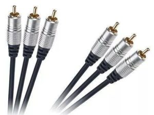 Cablu 3x RCA - 3x RCA 1.5m GOLD Profesional