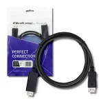 Cablu 4K UHD 2880p DisplayPort v1.2 - HDMI 2m negru QOLTEC-50441 50441-QOLTEC