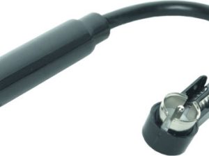 Cablu adaptor auto antena DIN soclu - ISO mufa in unghi cu cablu 15cm 4CarMedia ZRS-AA-4