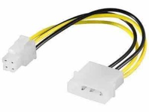 Cablu adaptor molex 5.25 la P4 Pini pentru alimentare PC Goobay