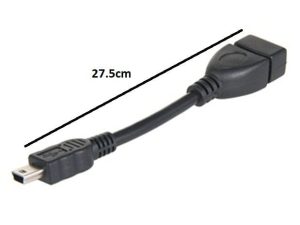 Cablu adaptor OTG miniUSB - USB mama 27.5cm case de marcat tablete telefoane SMART