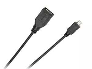 Cablu adaptor OTG USB mama la micro USB tata 0.2m Cabletech