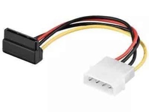 Cablu adaptor sata 90 grade la molex 5.25 4 pini Goobay