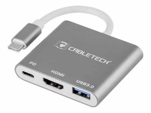 Cablu adaptor USB 3.0 Type C - USB 3.0 Type C HDMI 4K 3840X2160P 30Hz PD CABLETECH