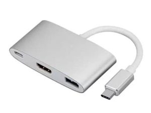 Cablu adaptor USB 3.1 USB Type C la HDMI 4K x 2K +USB 3.0 +USB 3.1 mama
