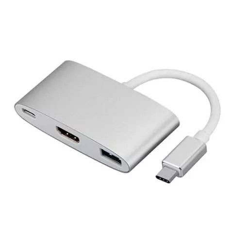 telefoane mobile Cablu adaptor USB 3.1 USB Type C la HDMI 4K x 2K +USB 3.0 +USB 3.1 mama