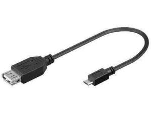 Cablu adaptor USB A mama la micro USB tata OTG Goobay