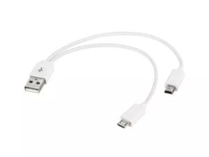 Cablu adaptor USB la mini USB si micro USB