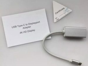 Cablu adaptor USB Type C la Displayport mama 4K 2K Plug&Play