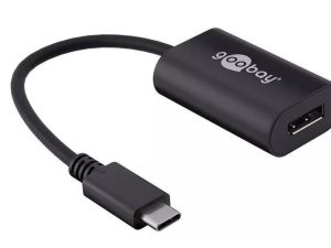 Cablu adaptor USB Type C la Displayport tata-mama 0.2m 4K GOOBAY