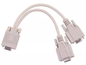 Cablu adaptor VGA la 2 VGA mama Cabletech