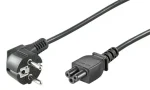 Cablu alimentare laptop 1.8m C5 la schuko 90 grade negru