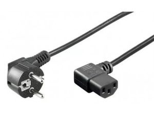 Cablu alimentare PC 2m schuko 90 grade la IEC320-C13 90 grade Goobay