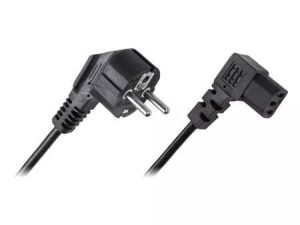 Cablu alimentare PC 3m conectori la 90 grade Cabletech