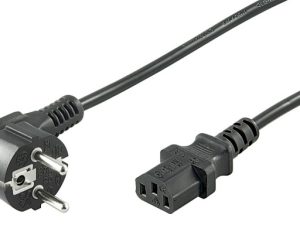 Cablu alimentare PC schuko la IEC320-C13 3m HO3W-F3G 1.00mm2 conductor cupru negru