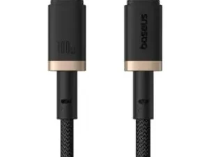 Cablu alimentare si date Baseus P10377803U01-00 Dura Fast Charging /Data USB Type-C la USB Type-C 100W certificat 1m galben+negr