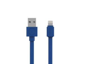Cablu alimentare sincronizare de date USB - Lightning 1.5m albastru Allocacoc