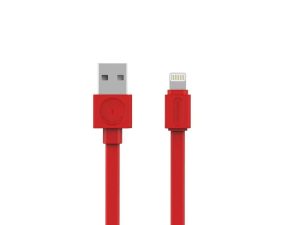 Cablu alimentare sincronizare de date USB - Lightning 1.5m rosu Allocacoc