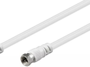 Cablu antena dublu ecranat F tata-tata 5m Goobay