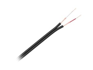 Cablu audio 2x RCA HQ negru 1m Cabletech KAB0200-1