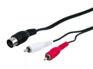 Cablu audio 5 pini DIN tata - 2x RCA tata 1.5m