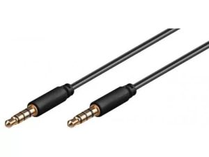 Cablu audio Jack 3.5 mm 4 pini 1m Goobay