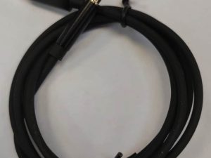 Cablu audio JACK 3.5 mm Stereo tata - Lightning iPhone 1m negru JH-023
