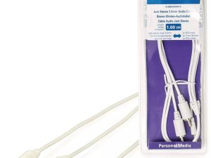Cablu audio jack stereo 3.5 mm tata - 2x RCA tata 1m alb Valueline