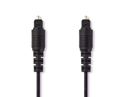 Cablu Audio Optic 1m Toslink tata - Toslink tata 1m negru Nedis