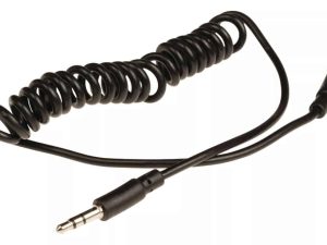 Cablu audio spiralat 3.5 mm tata - 3.5 mm tata 1m Valueline