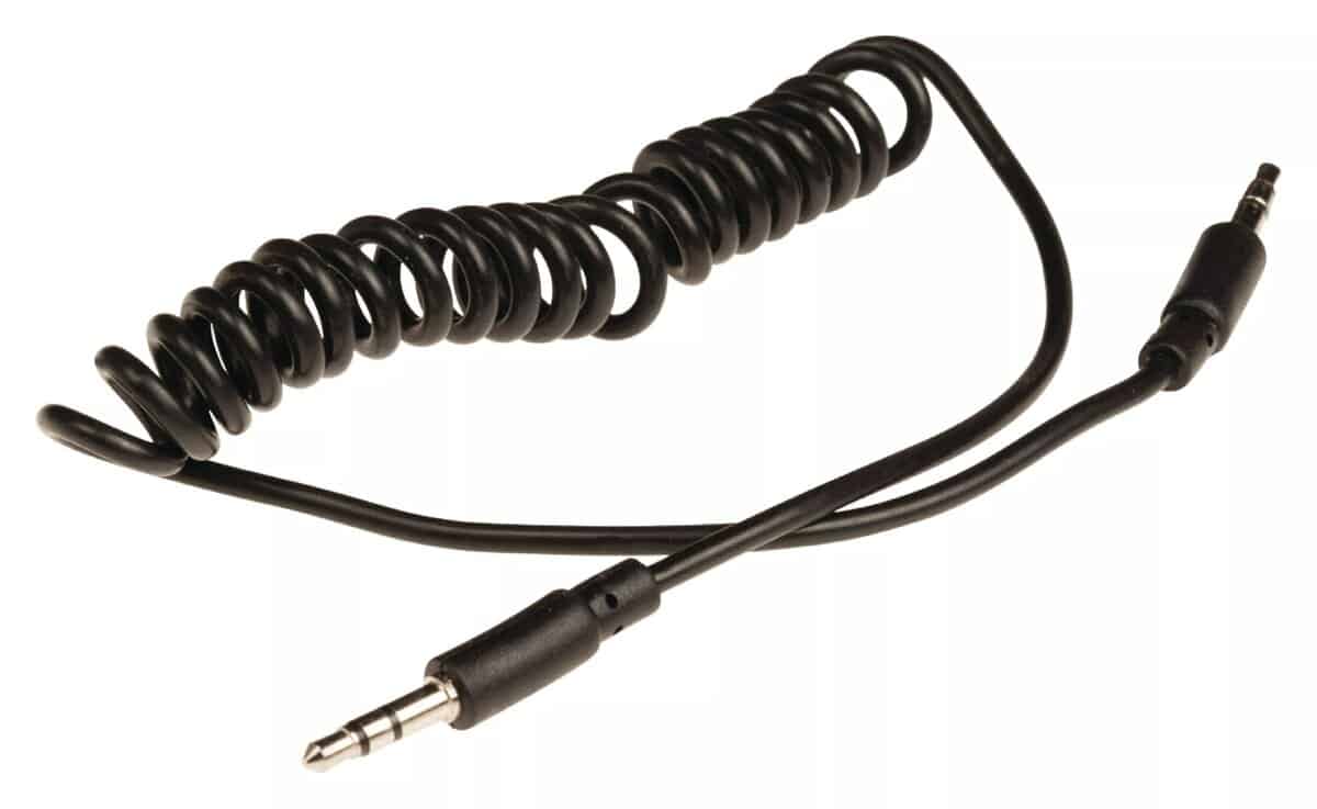 telefoane mobile Cablu audio spiralat 3.5 mm tata - 3.5 mm tata 1m Valueline