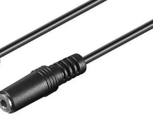 Cablu audio spiralat Jack 3.5 mm stereo tata - 3.5 mm stereo mama ecranare 48 fire 5m Goobay