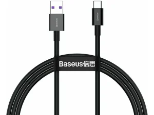 Cablu Baseus CATYS-B01 USB - Tip C 1m 100W 6A PD2.0 negru