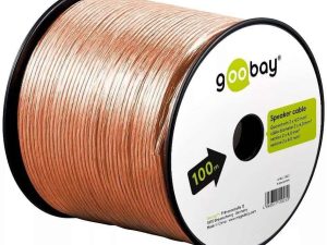 Cablu boxe 2x2.5 mm transparent CCA Goobay 15020