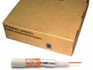 Cablu coaxial cupru RG59U alb Cabletech KAB0026F
