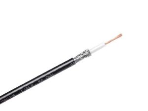 Cablu COAXIAL H155 50 ohm 5.4mm PVC negru CABLETECH