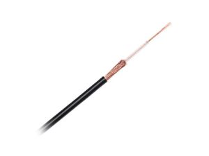 Cablu coaxial RG174 50 ohmi 2.8mm PVC negru CABLETECH