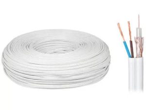 Cablu coaxial RG58 75 ohm cupru/cupru +2x0.5mm alimentare Elektrokabel
