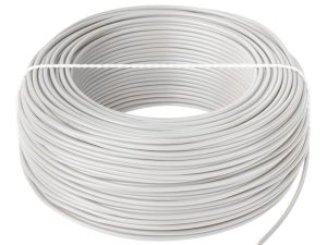 Cablu conductor flexibil LGY 1x0.75mm2 cupru multifilar H05V-K alb KAB0855 Elektrokabel