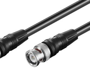 Cablu conector video BNC (RG59) 5m dublu ecranat tata-tata Goobay 50074