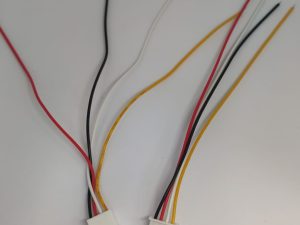 Cablu cu conectori 4pini pas 2.54 mm mama si tata cu fire set 2buc