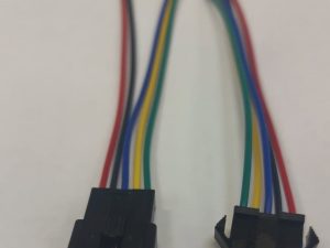 Cablu cu mufa 5 Pini Tata/Mama mic negru JST SM 2B
