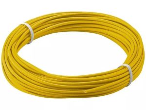 Cablu cupru multifilar izolat 10m galben 1x0.14mm Goobay