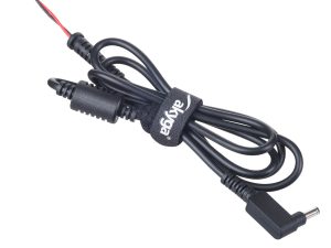 Cablu DC 4.0/1.35 mufa in unghi 0.5mm2 negru 1.2m AKYGA AK-SC-32