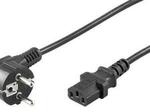 Cablu de alimentare calculator PC Schuko 90 grade tata - CCE mama 1.5m WELL