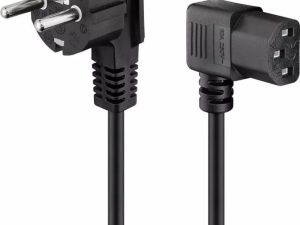 Cablu de alimentare PC Schuko 90 grade - CCE 90 grade 3m Goobay