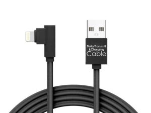 Cablu de date-incarcare Iphone Lightning Gamer 90 negru 2m 2A Delight